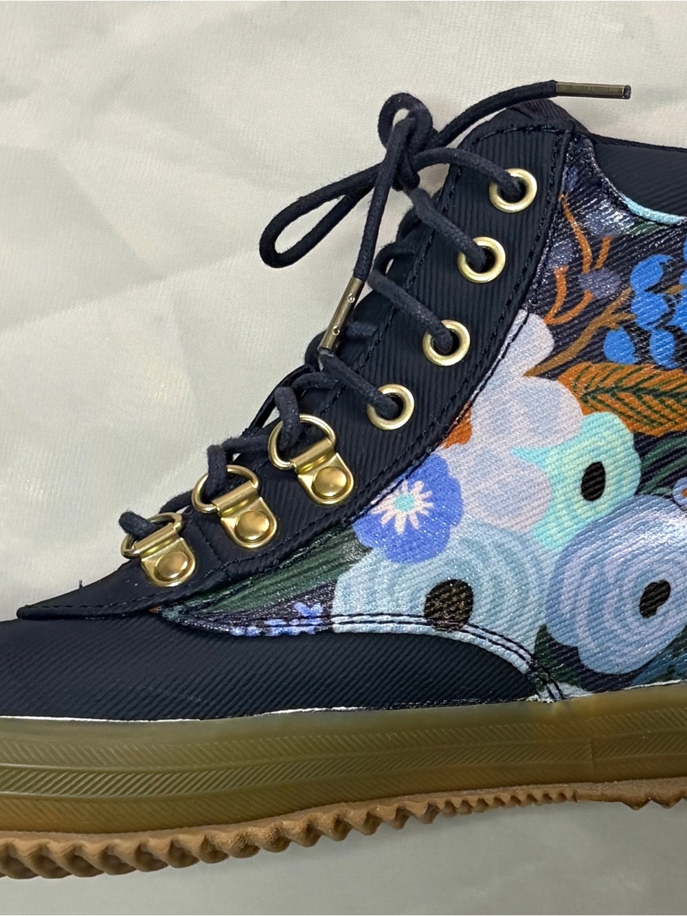 Keds x Rifle Paper Co. Floral Scout Boots – Women's Size 7 - Picture 6 of 8